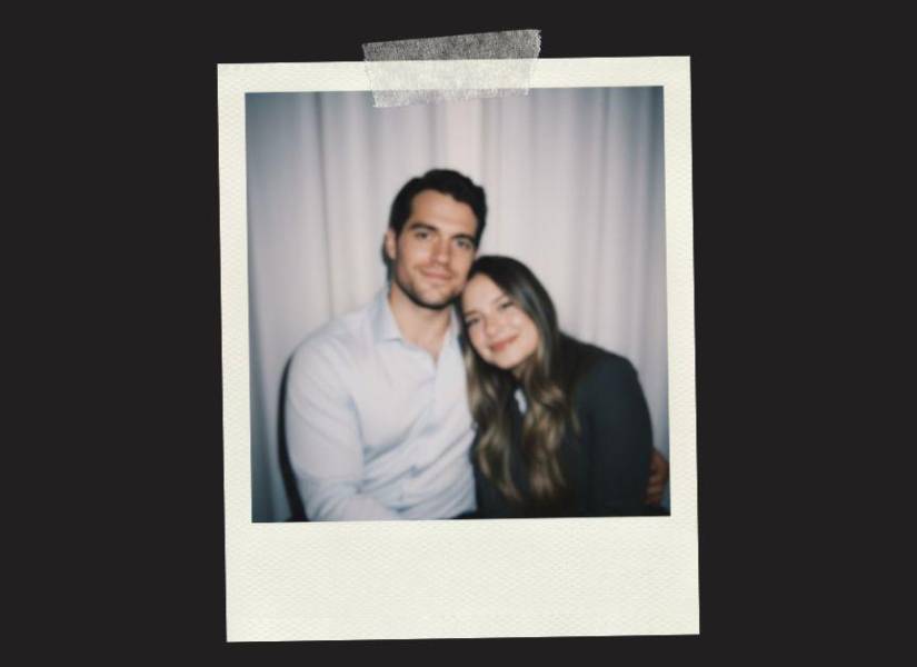 Henry Cavill en una fotografía Polaroid.