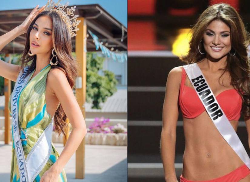 Nadia Mejía (i) y Constanza Báez (d).