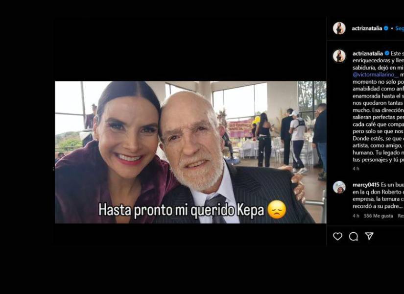 Publicación de Natalia Ramírez sobre Kepa Amuchastegui.