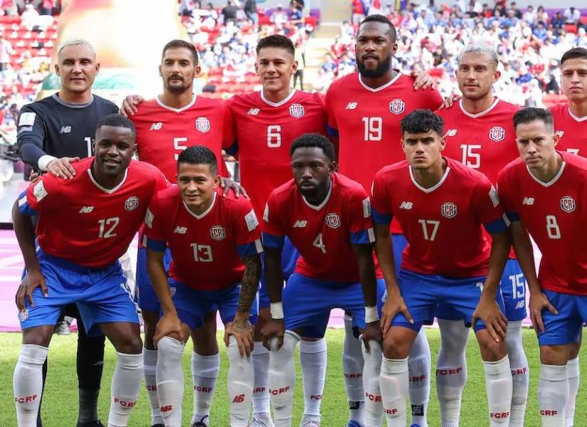 Imagen referencial de la plantilla de Costa Rica.