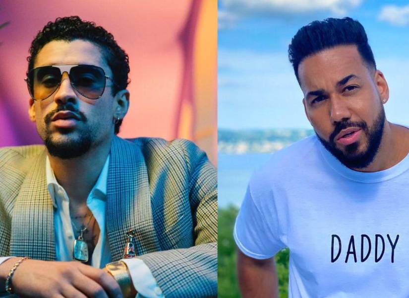 Bad Bunny y Romeo Santos, los latinos más influyentes de la música en lo que va del siglo XXI.