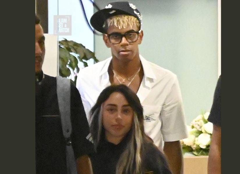 Lamine Yamal y Nicki Nicole en abril de 2025.