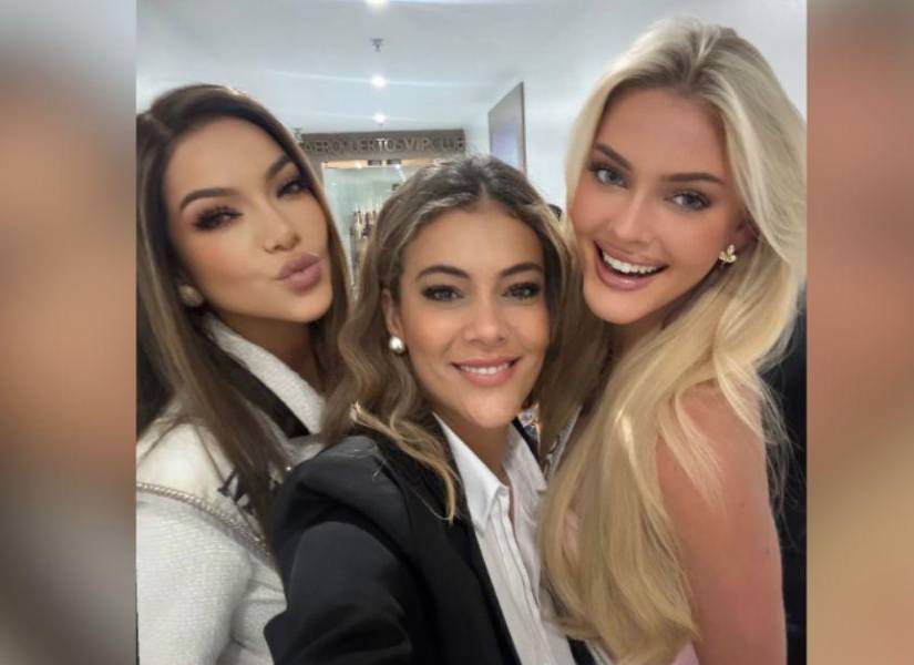 Tahíz Panus, y Mara Topic junto a Victoria Kjaer.