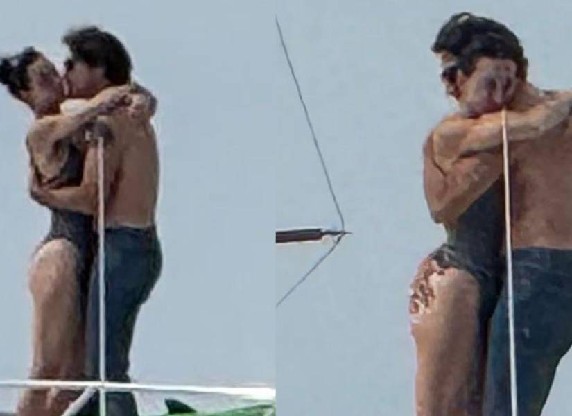 Fotografía de Katy Perry y Justin Trudeau.