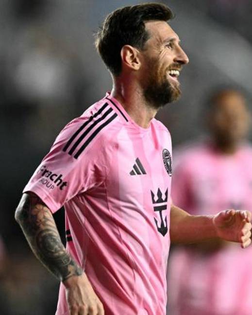 Lionel Messi, jugador argentino del Inter Miami, celebra un gol ante Nashville, durante el partido jugado el 24 de octubre de 2025, por la MLS.