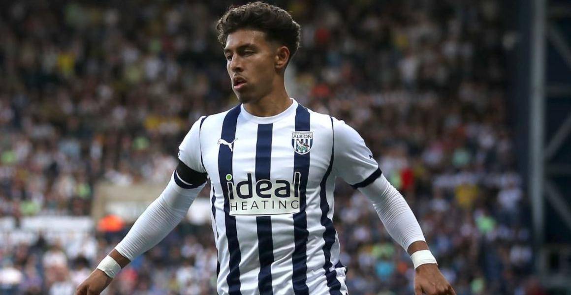 Jeremy Sarmiento convierte su primer gol con el West Bromwich de Inglaterra