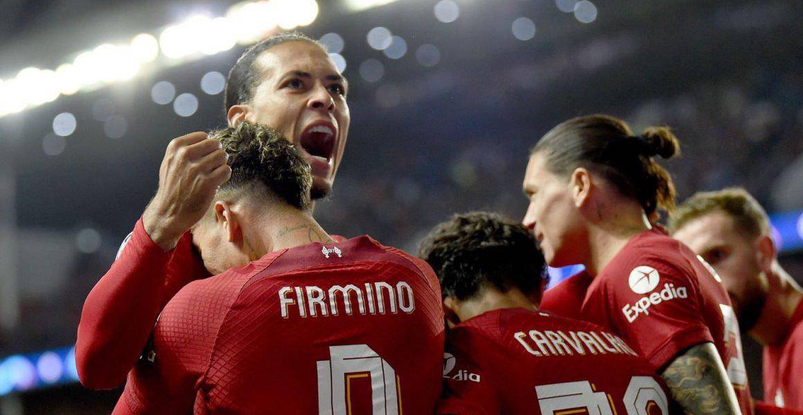 Liverpool 'destruye' 7-1 al Rangers y se acerca a los octavos de Champions