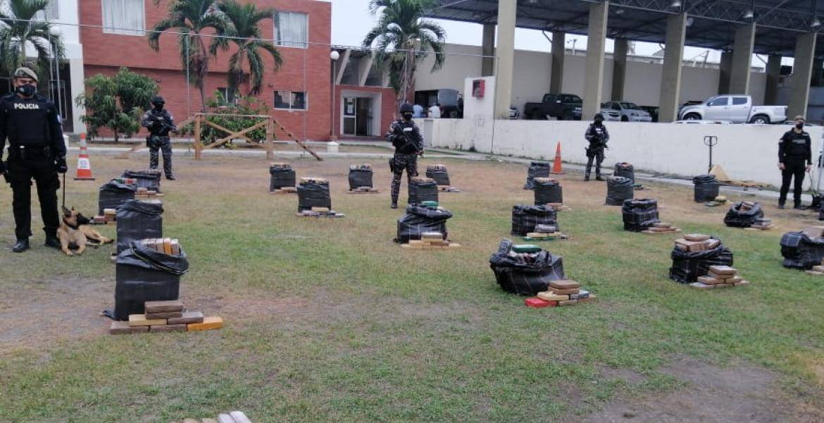 Decomisan más de 4 toneladas de cocaína en Mapasingue, Guayaquil
