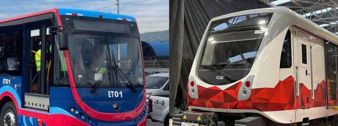 Los sistemas de transporte Trolebús y Metro de Quito son los más modernos del Ecuador.