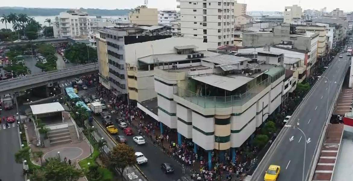Imagen de La Bahía, centro de Guayaquil.