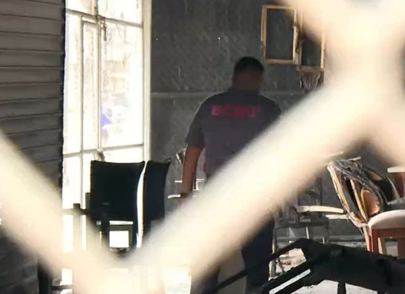 Incendio en mubleria