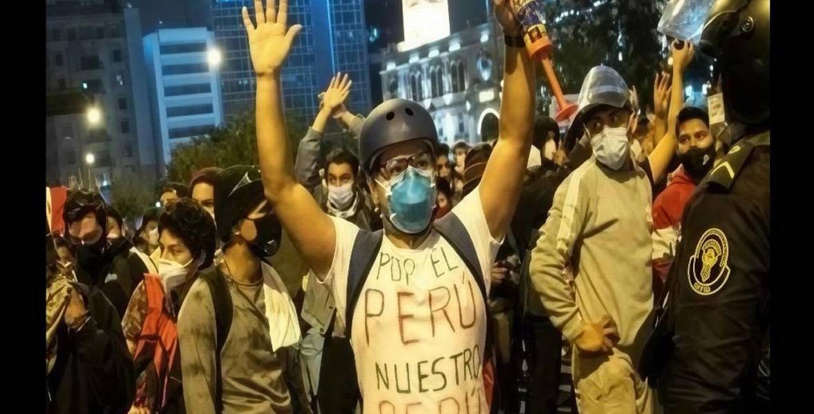 Marchas en Perú contra el Congreso y el gobierno de Dina Boluarte