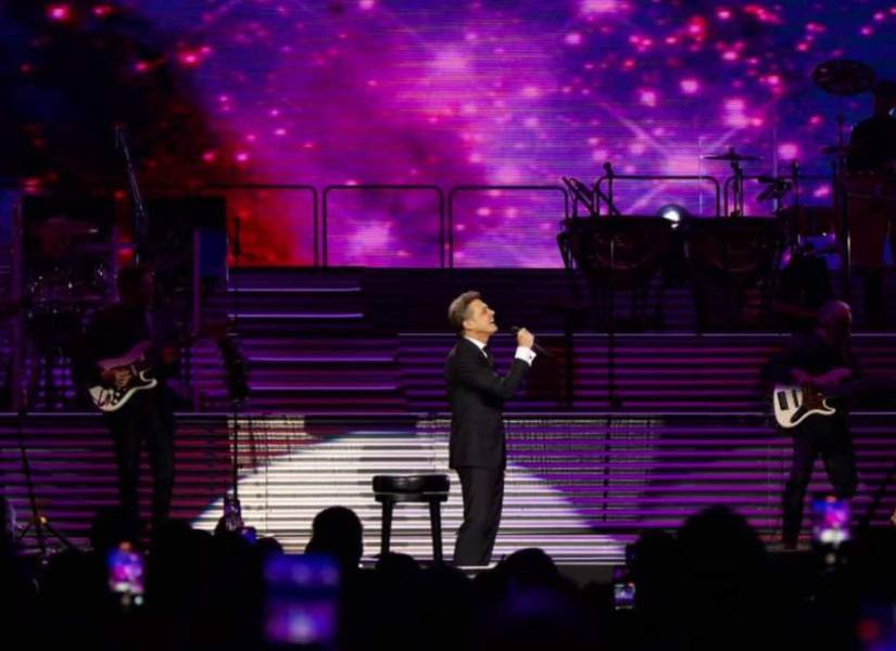 Imagen de archivo de un concierto de Luis Miguel.