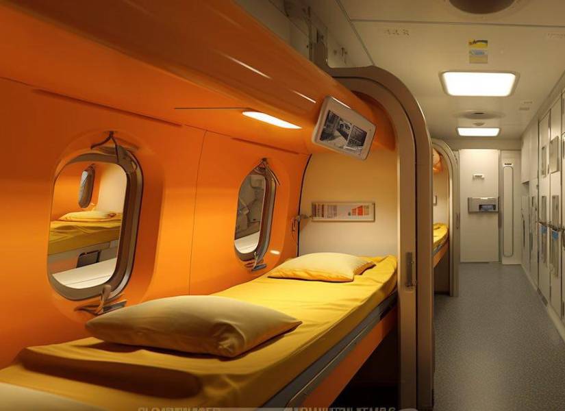 Compartimientos para tripulación.