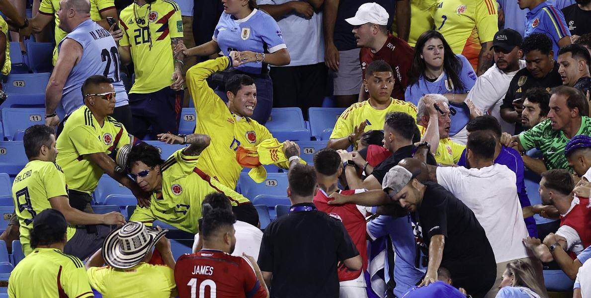 Hincha de Colombia golpeó a Darwin Núñez