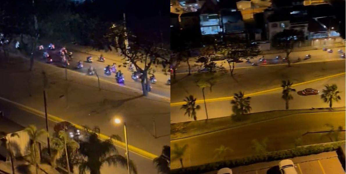 Grupo de motociclistas recorrió varias calles de Guayaquil; reportaron disparon al aire