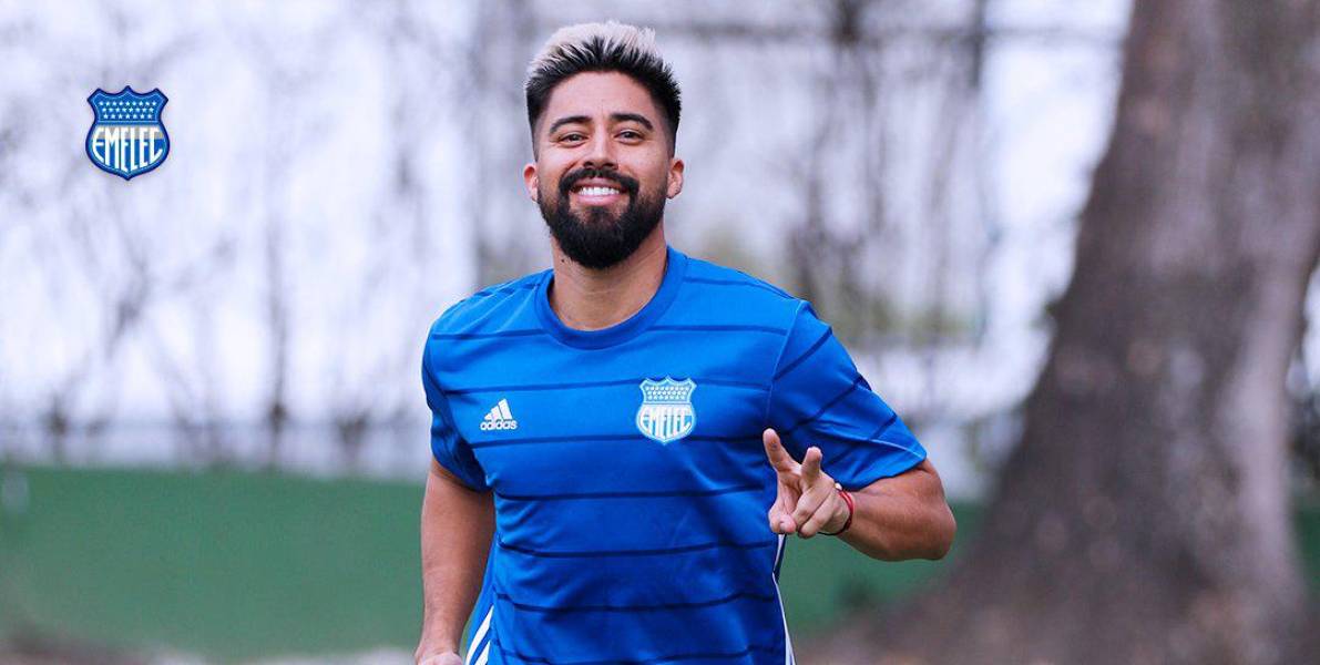 Christian Noboa realizó su primer entrenamiento con Emelec