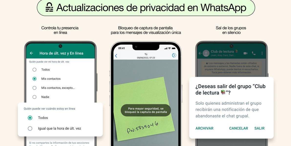 La nueva actualización de WhatsApp que te permite abandonar grupos sin avisar