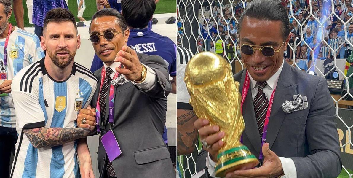La FIFA abre investigación a 'Salt Bae' por polémicas fotos con el trofeo del Mundial