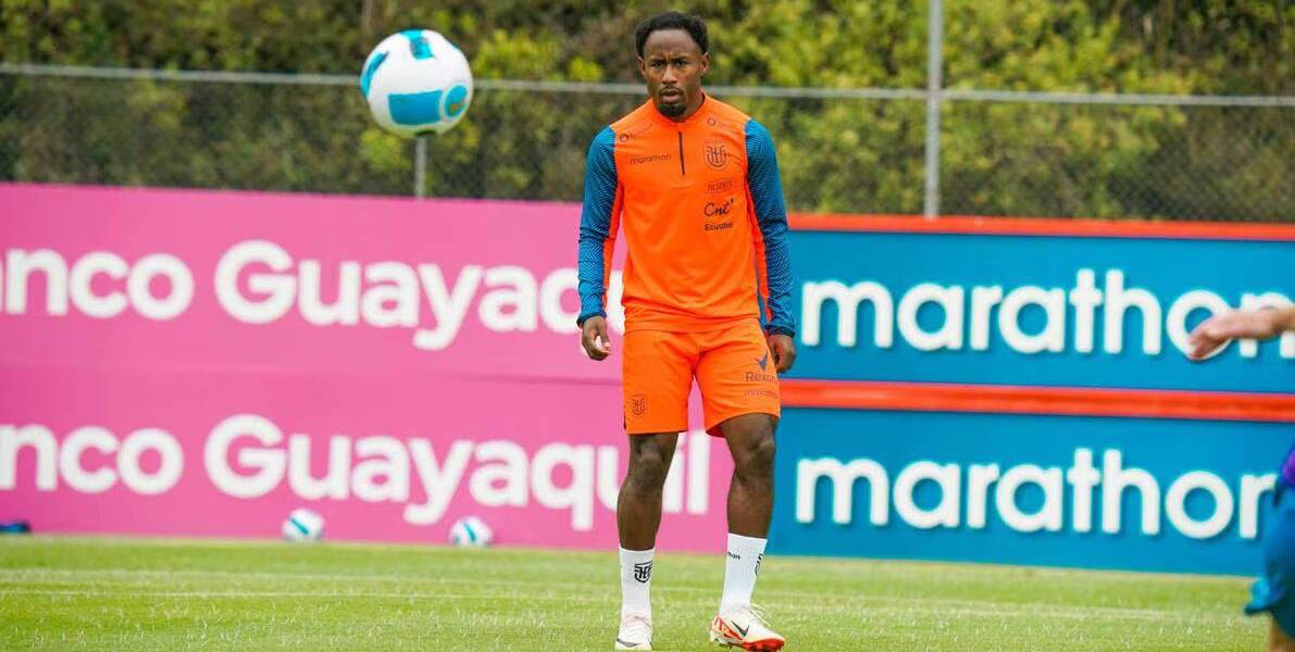 John Yeboah se lesionó en el último entrenamiento con Ecuador y deja la concentración