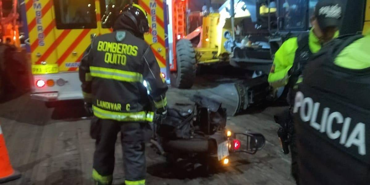 Dos personas murieron tras dos siniestros de tránsito en motocicletas, en Quito