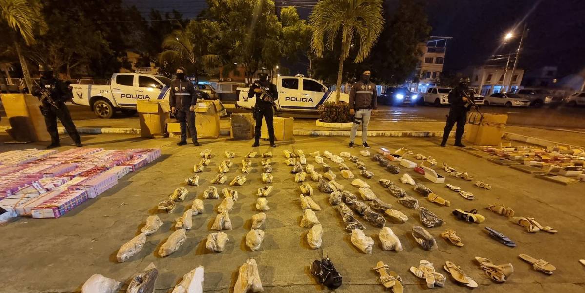 Alias La Patrona fue detenida por contrabando de zapatos en El Oro