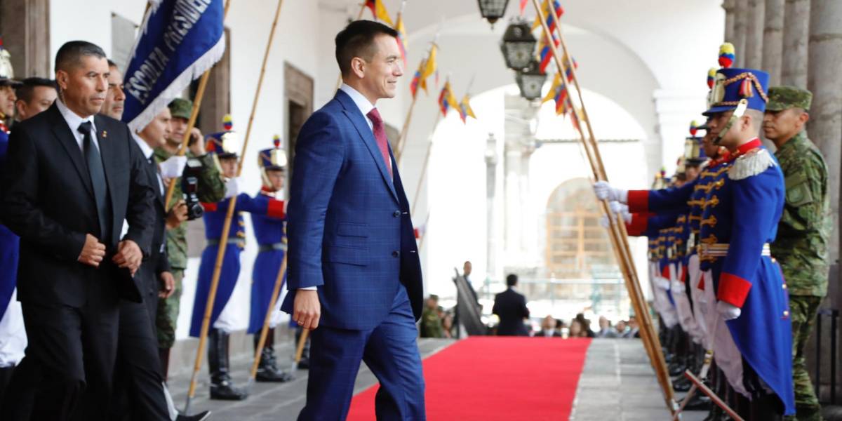 El gabinete completo de Daniel Noboa se conocerá el 23 de noviembre