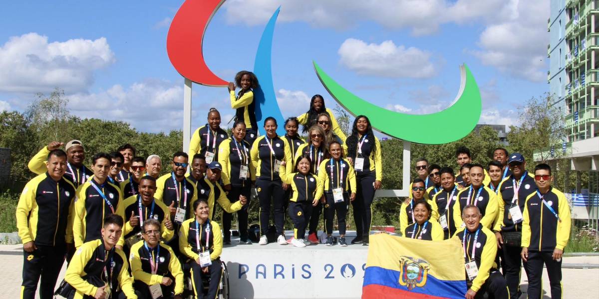 ¿Quiénes son los ecuatorianos que participarán en los Juegos Paralímpicos de París 2024?