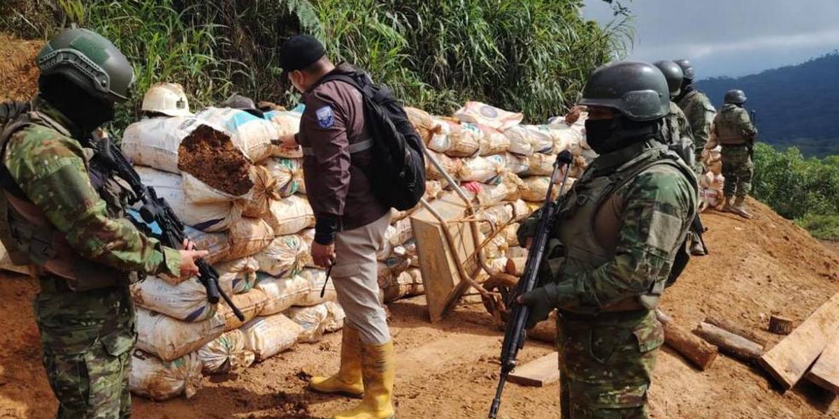Una red de minería ilegal fue desarticulada en Morona Santiag