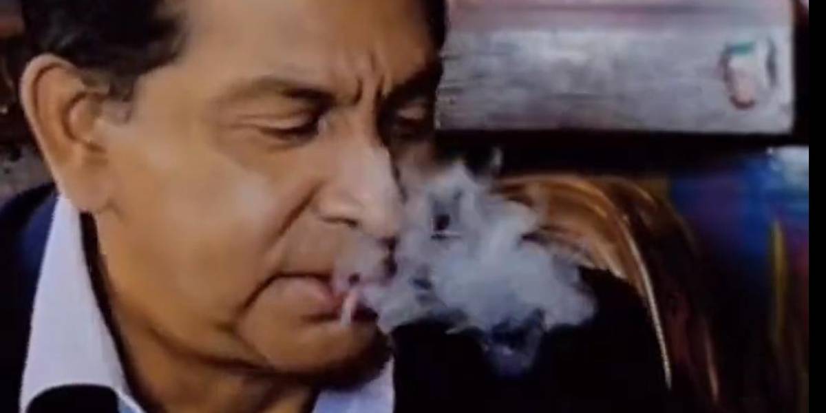 Lucio Gutiérrez se viralizó por video fumando, ¿qué es lo que consumió?