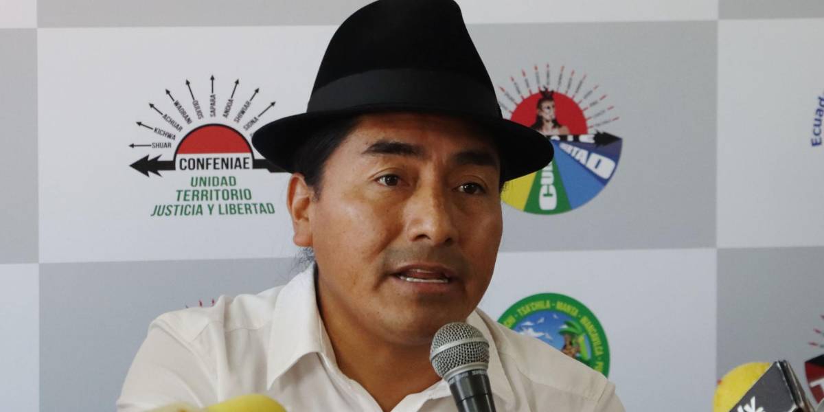 El Movimiento Indígena de Cotopaxi denuncia intento de asesinato contra Leonidas Iza