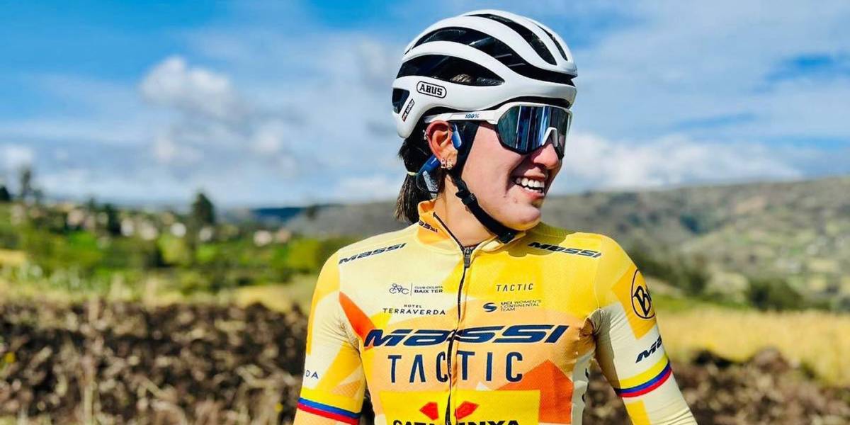 La ciclista ecuatoriana Miryam Núñez culmina el Giro de la Toscana en sexto lugar