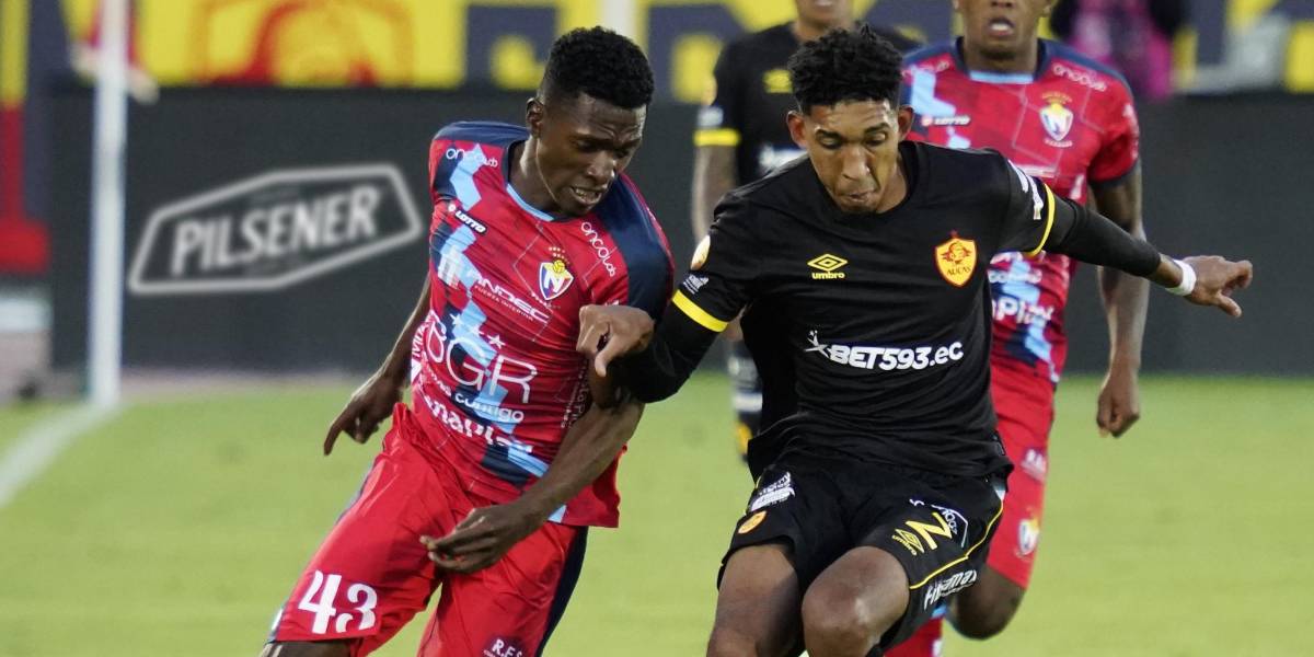 Liga Pro: El Nacional y Aucas empataron 2-2 en un tremendo partido