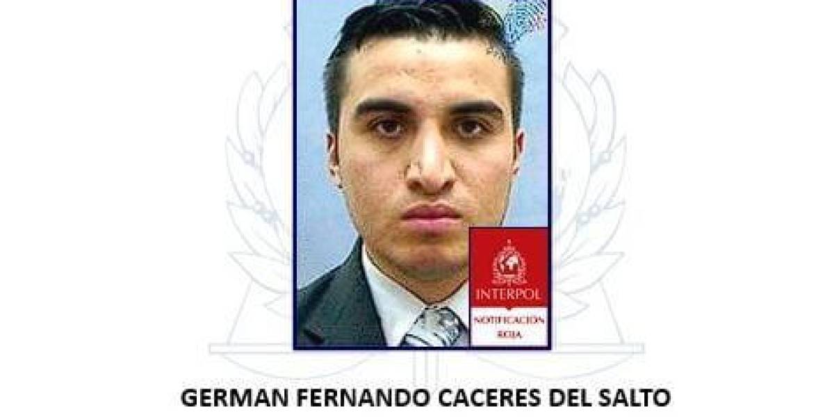 Se activa difusión roja de Interpol para localizar al teniente Germán Cáceres