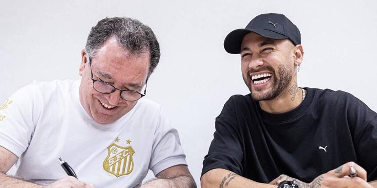 Neymar renueva con el Santos hasta diciembre de 2025