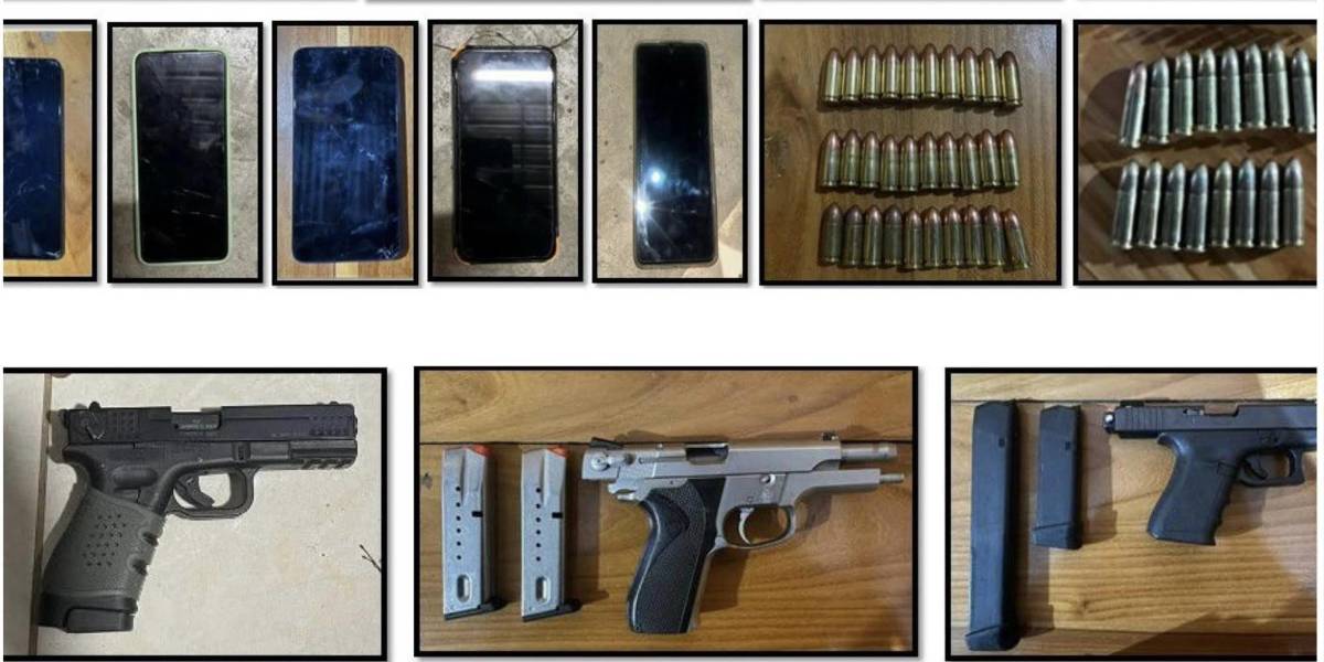 Manabí: centros de almacenamiento de armas y municiones de Los Choneros fueron localizados por la Policía