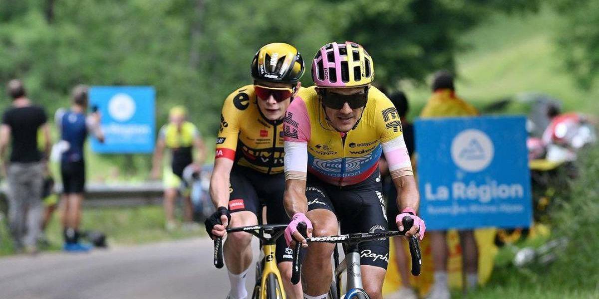 Richard Carapaz llega en el puesto 11 en la Etapa 2 del Tour de Luxemburgo