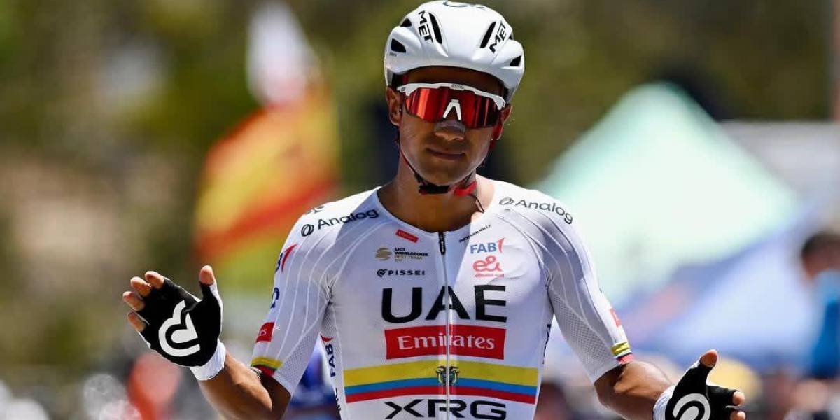 Jhonatan Narváez es tercero en la clasificación general de la París-Niza