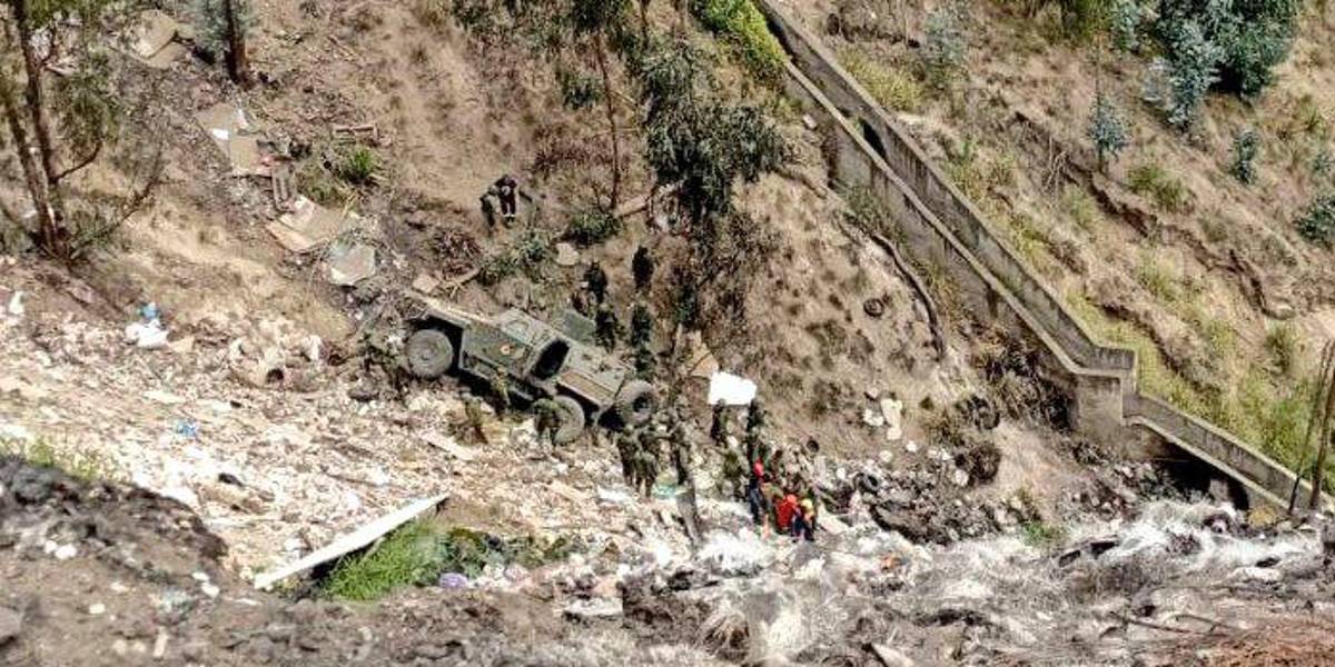 Un militar falleció en un accidente de tránsito en Ambato