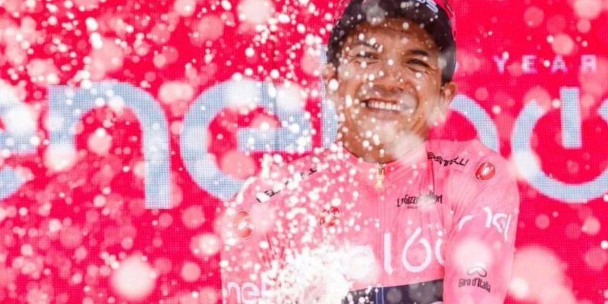 Richard Carapaz: “Tenemos la maglia rosa y es importante defenderla”