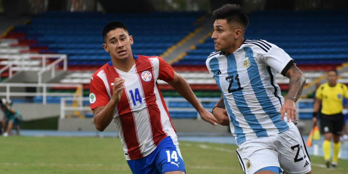Paraguay amargó el debut de Argentina en el Sudamericano Sub 20