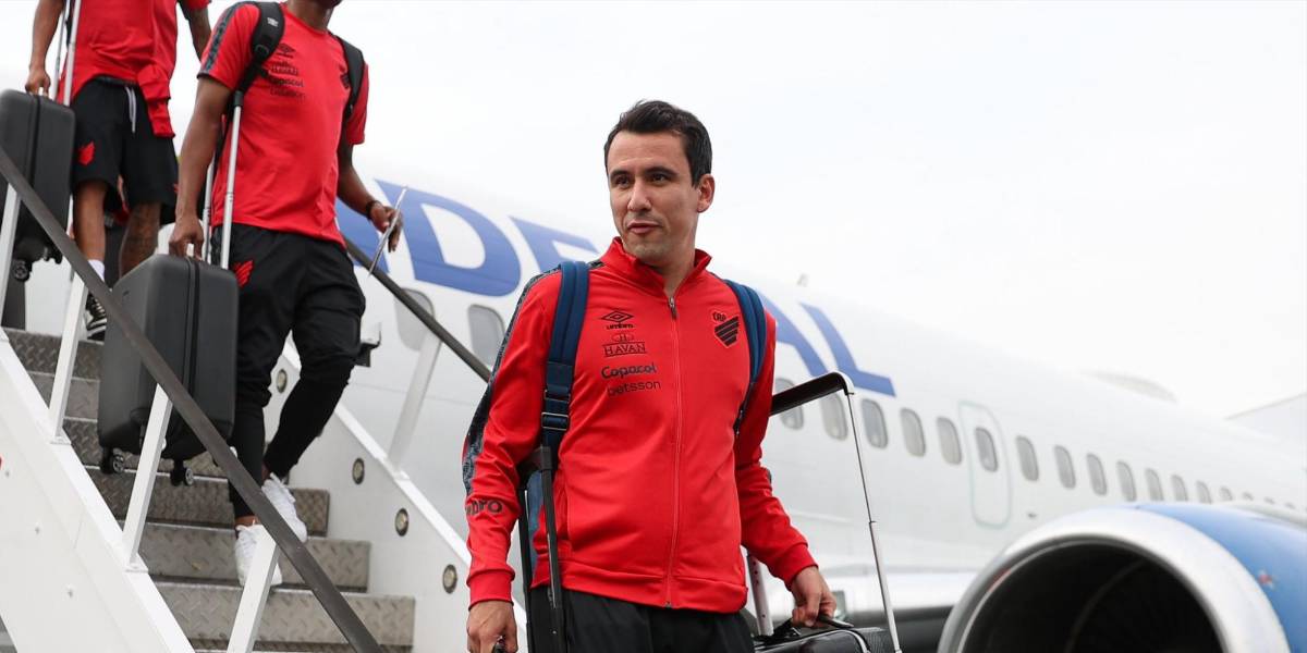 Atlético Paranaense llegó a Guayaquil para disputar la final de la Copa Libertadores