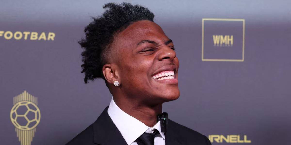 El streamer IShowSpeed logra un reto viral sobre baldes de agua