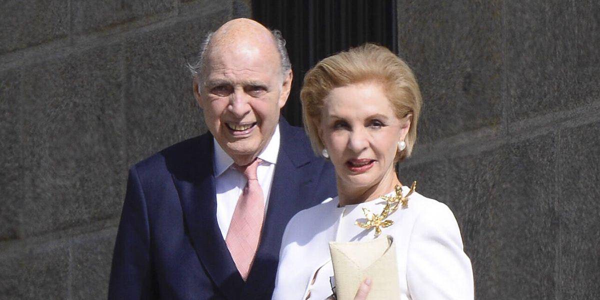 Murió el esposo de Carolina Herrera, la diseñadora vive el luto de su fiel acompañante