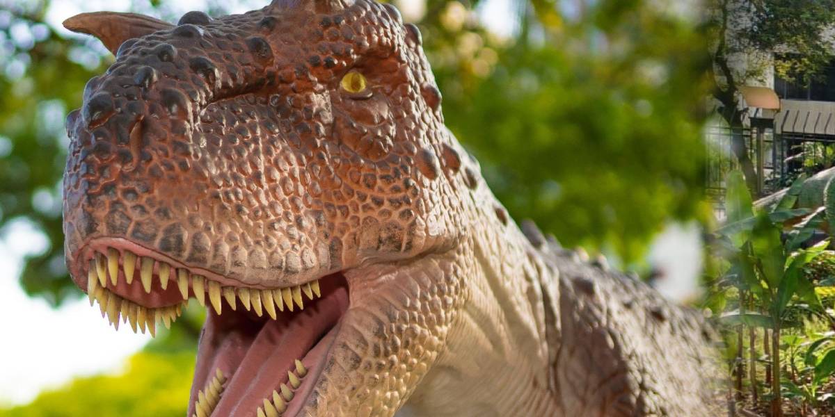 Dinosaurios gigantes se toman los Jardines del Malecón 2000 en Guayaquil