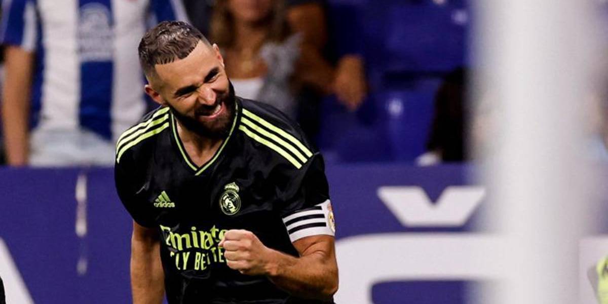 Benzema salió al rescate y Real Madrid derrotó al Espanyol