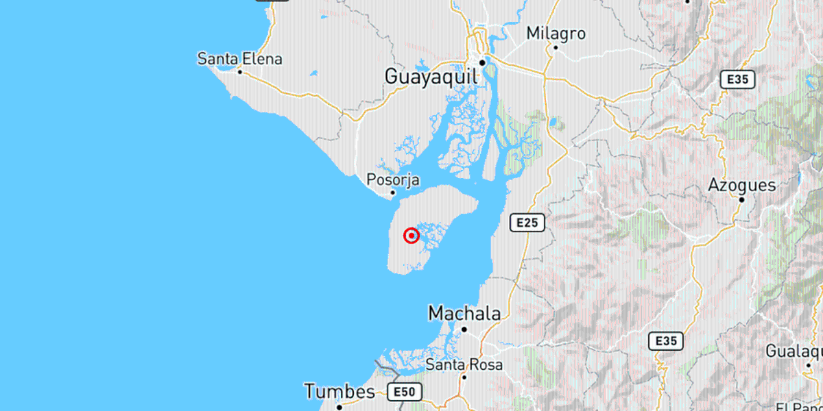 Un sismo de 4,2 grados se reportó en Guayas, este 11 de septiembre