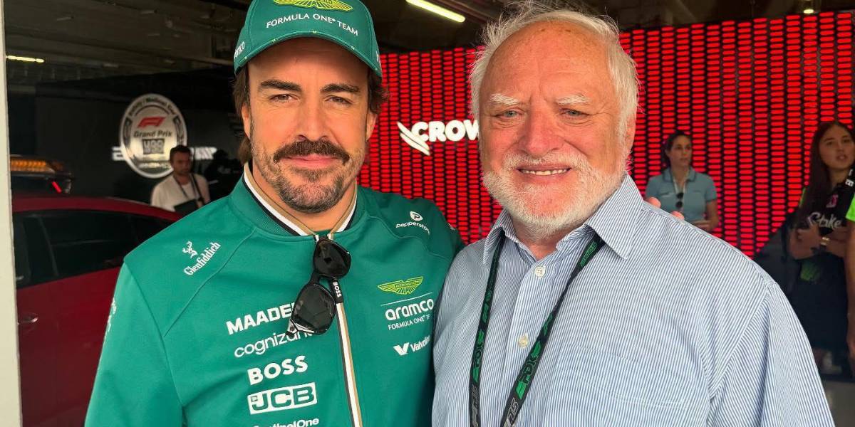 El famoso señor de los memes sorprendió a todos en el GP de Hungría