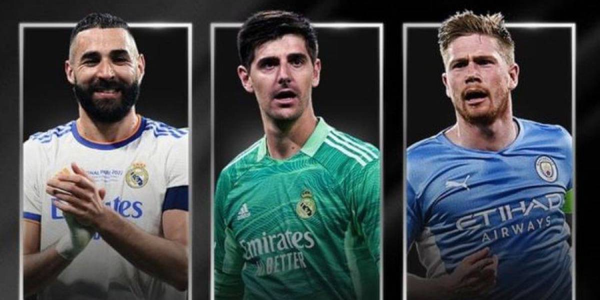 UEFA revela los tres finalistas al mejor jugador del año