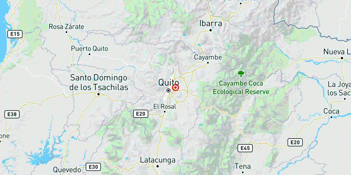 Se registró un sismo de 2.5 en Quito, según el Instituto Geofísico